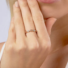 Load image into Gallery viewer, Kimberley Dinah Ring set with pink diamonds from the Argyle mine and White Diamonds