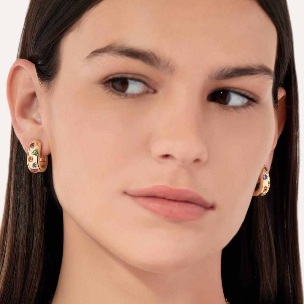 Pomellato Iconica Earrings Multi Gem