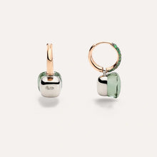 Load image into Gallery viewer, Pomellato Nudo Classic Earrings -Prasiolite and Malachite