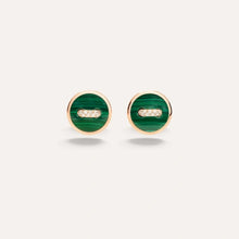 Load image into Gallery viewer, Pomellato Pom Pom Dot Earrings with Malachites