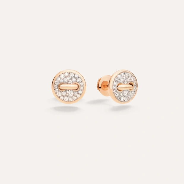 Pomellato Pom Pom Dot Earrings with Diamonds