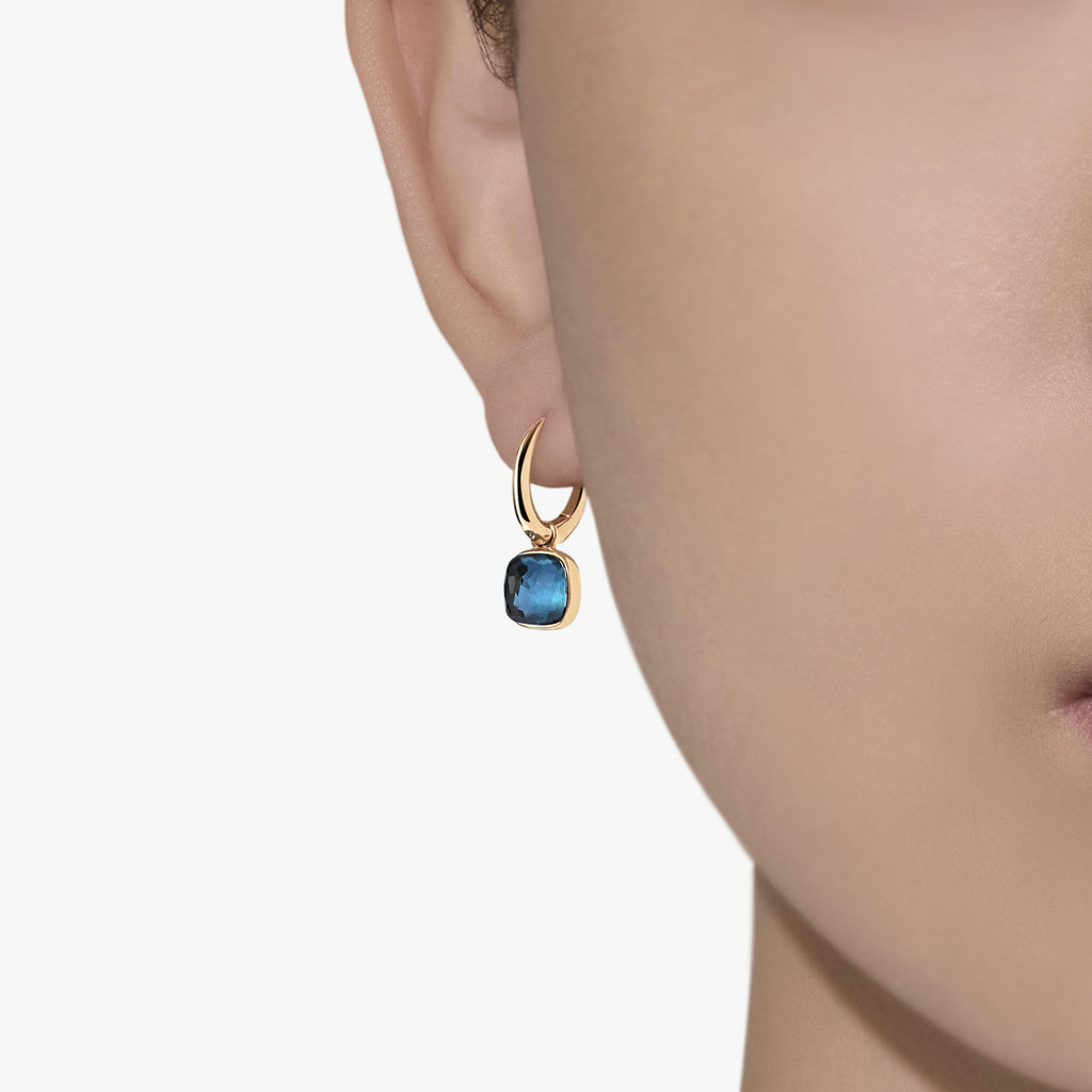 Pomellato Nudo Mini Earrings -London Blue Topaz