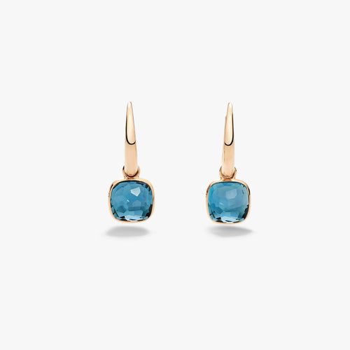 Pomellato Nudo Mini Earrings -London Blue Topaz
