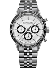 Load image into Gallery viewer, Raymond Weil Freelancer Automatic Chronograph White on Bracelet