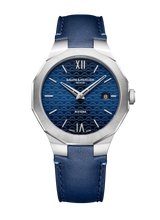 Load image into Gallery viewer, Baume &amp; Mercier Riviera Quartz 39 mm 10846 Blue Dial on Leather