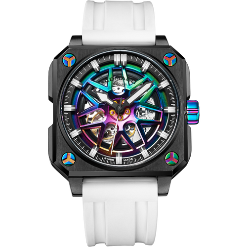 DOUBLE RACER SKELETON AUTOMATIC -RAINBOW