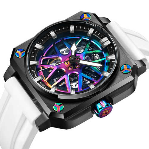 DOUBLE RACER SKELETON AUTOMATIC -RAINBOW