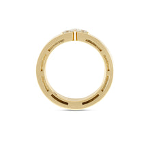 Load image into Gallery viewer, Roberto Coin Love in Verona Ring with Mother of Pearl and Diamonds  in 18k yellow gold