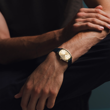 Load image into Gallery viewer, Raymond Weil Toccata Heritage Manual Winding Gold Dial on Leather -33mm x 38mm Gold PVD