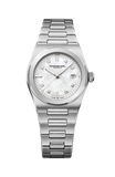 Raymond Weil A.R.T. Date 30 mm White MOP with Diamond indices on steel Bracelet -Quartz