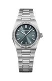 Raymond Weil A.R.T. Date Blue with Full Diamond Bezel 30mm on Steel Bracelet -Quartz