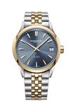 Raymond Weil Freelancer Automatic Blue on Steel Bracelet 2 Tones Yellow Gold PVD 40mm
