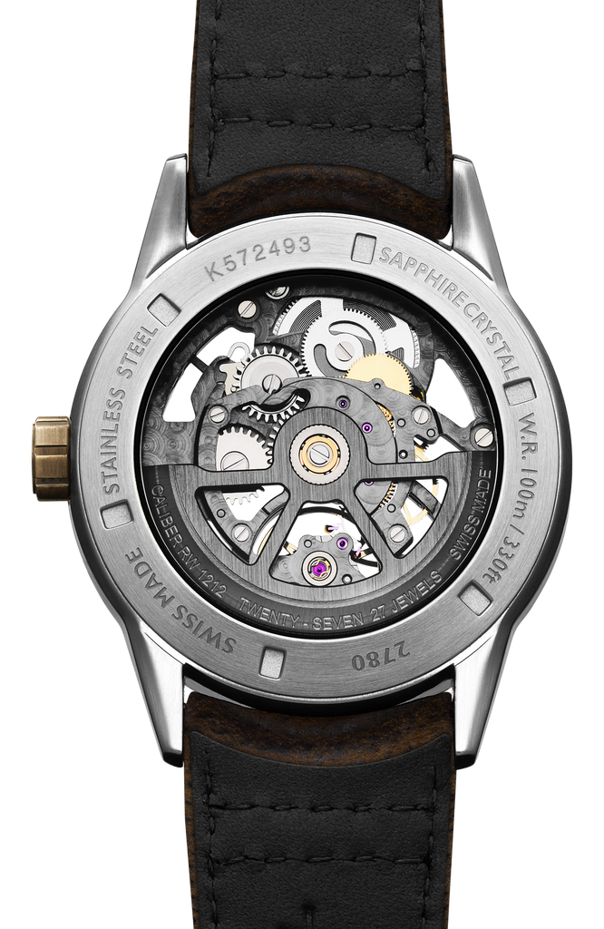 Raymond Weil Freelancer Calibre RW1212 full Skeleton Dial Bronze Bezel