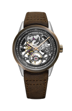 Load image into Gallery viewer, Raymond Weil Freelancer Calibre RW1212 full Skeleton Dial Bronze Bezel