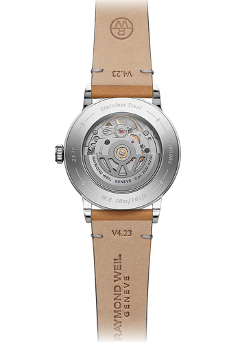 Pre Order Raymond Weil Millesime Automatic Central Seconds 35mm Anthracite Sector Dial on Leather Strap