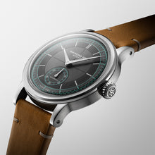Load image into Gallery viewer, Pre Order Raymond Weil Millesime Automatic Central Seconds 35mm Anthracite Sector Dial on Leather Strap