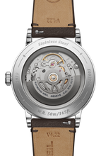 Load image into Gallery viewer, Raymond Weil Millesime Men's Automatic Small Seconds Tuxedo Midnight Blue Dial 39mm on leather