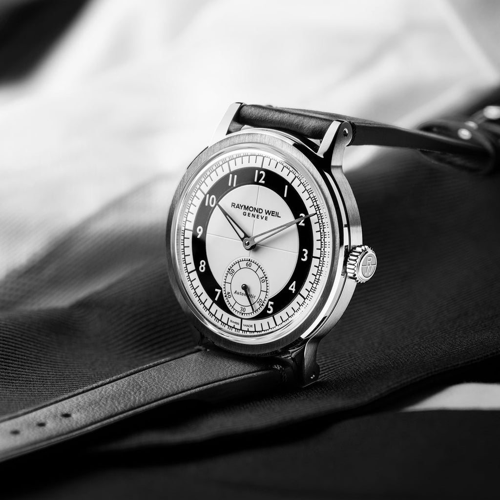 Raymond Weil Millesime Men's Automatic Small Seconds Tuxedo Dial 39mm