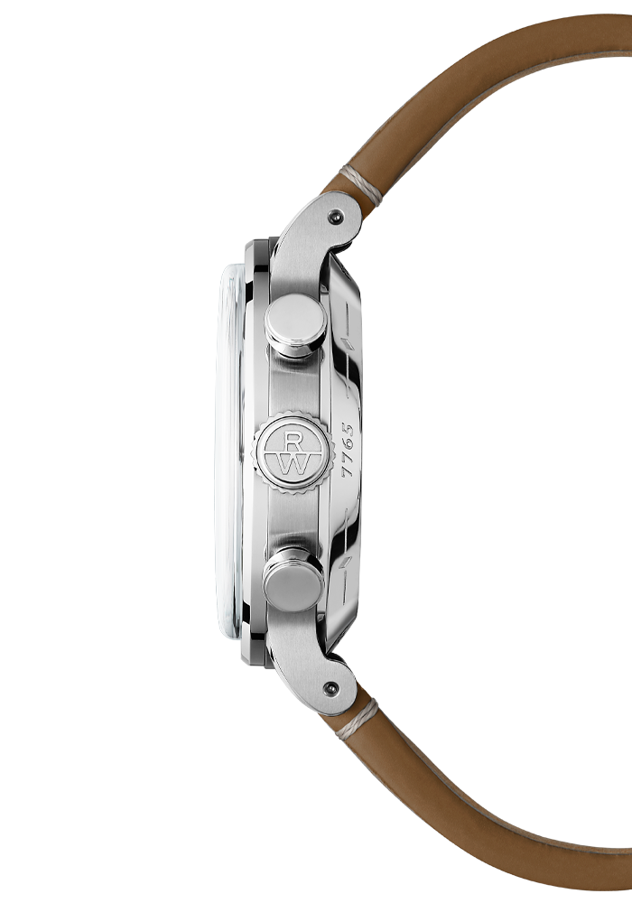 Pre Order Raymond Weil Millesime Automatic Tri-Compax Chronograph Anthracite Sector Dial 39 mm, Camel Leather Strap