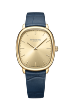 Load image into Gallery viewer, Raymond Weil Toccata Heritage Manual Winding Gold Dial on Leather -33mm x 38mm Gold PVD