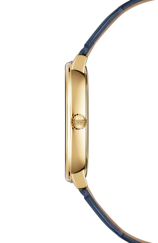 Raymond Weil Toccata Heritage Manual Winding Gold Dial on Leather -33mm x 38mm Gold PVD