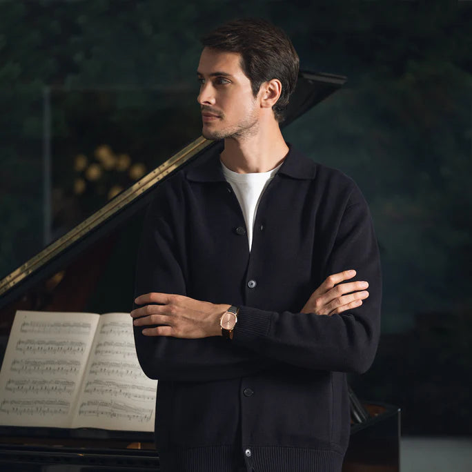 Raymond Weil Toccata Heritage Manual Winding RG PVD on Leather 33mm x 38mm