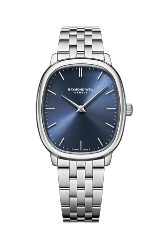 Raymond Weil Toccata Heritage Manual Winding Blue Dial on Bracelet 33mm x 38mm