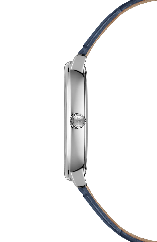 Raymond Weil Toccata Heritage Manual Winding Blue Dial on Blue Leather -33mm x 38mm