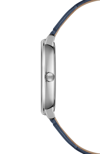 Raymond Weil Toccata Heritage Manual Winding Blue Dial on Blue Leather -33mm x 38mm