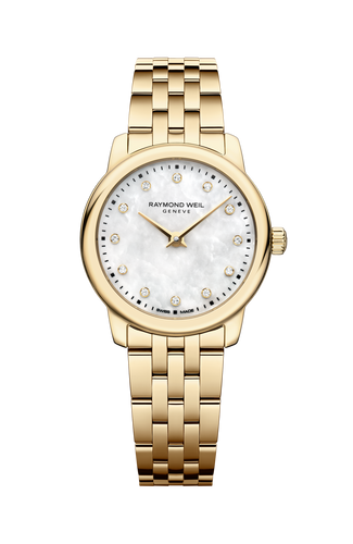 Raymond Weil Toccata Classic 24mm MOP 2 YG PVD with Diamond indices