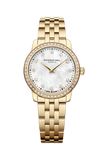 Raymond Weil Toccata Classic 24mm MOP Yellow Gold PVD Full Diamond Bezel