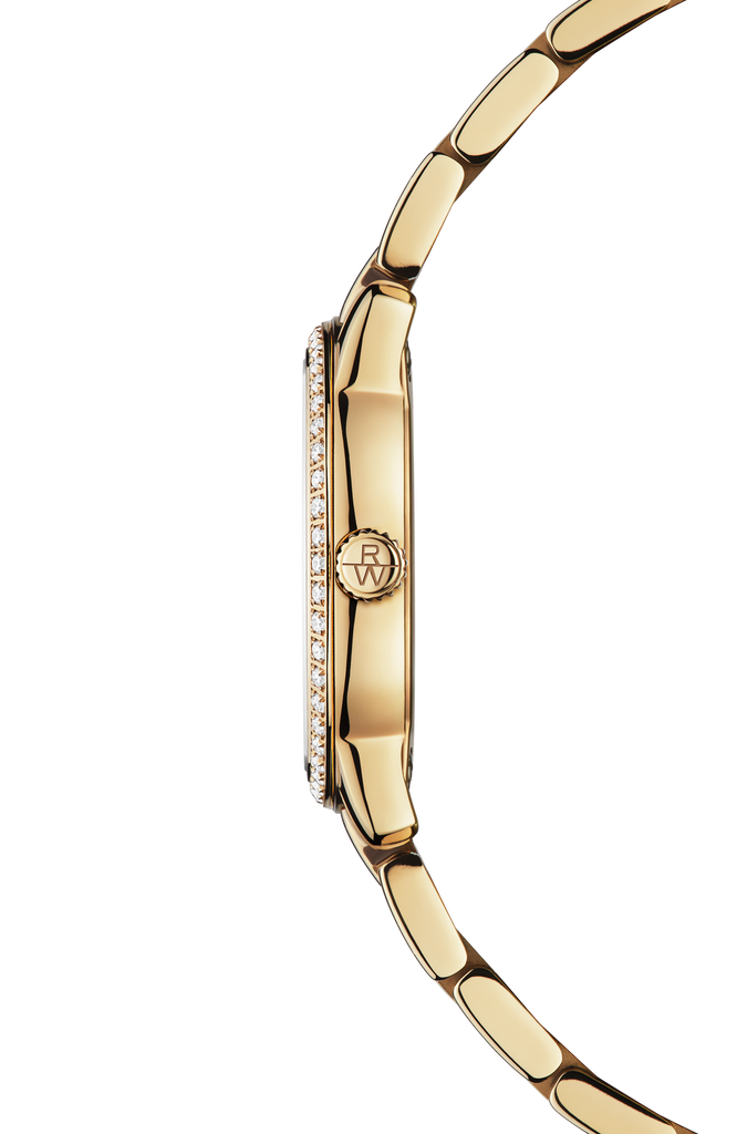 Raymond Weil Toccata Classic 24mm MOP Yellow Gold PVD Full Diamond Bezel