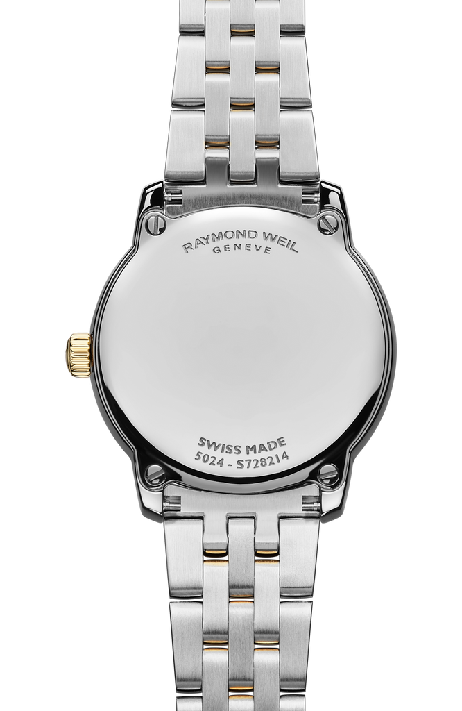 Raymond Weil Toccata Classic 24mm MOP 2 Tones YG PVD Full Diamond Bezel