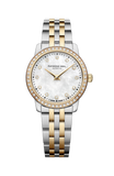 Raymond Weil Toccata Classic 24mm MOP 2 Tones YG PVD Full Diamond Bezel
