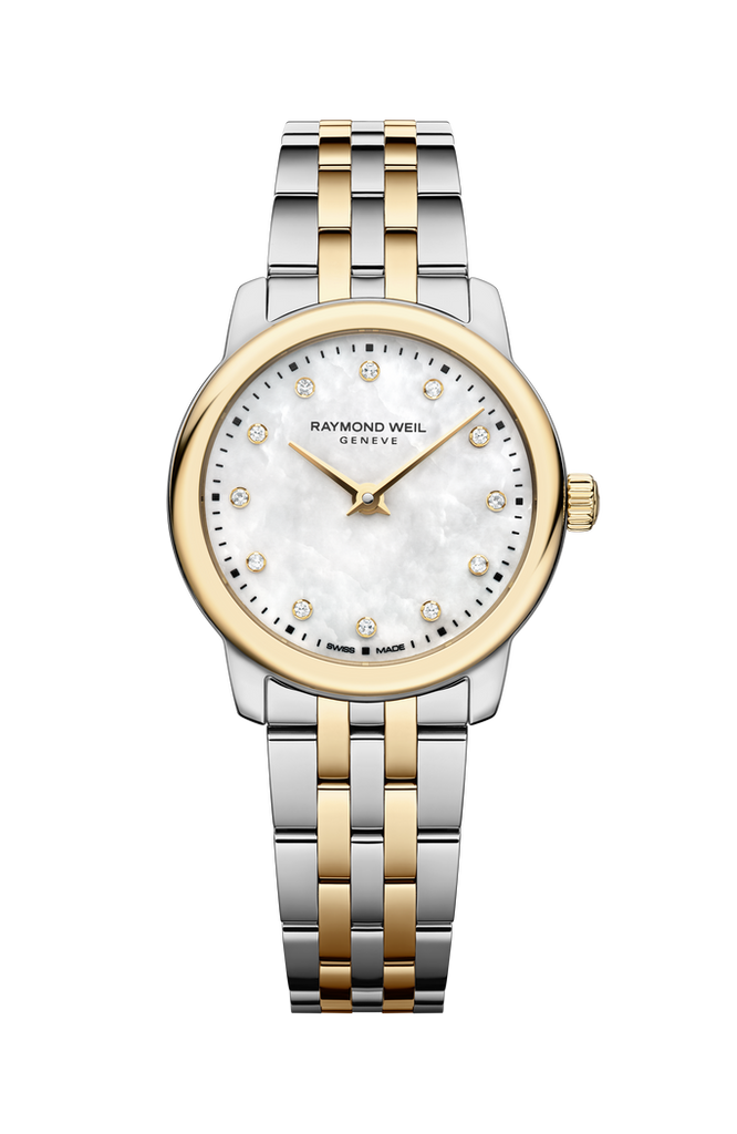 Raymond Weil Toccata Classic 24mm MOP 2 Tones YG PVD with Diamond indices