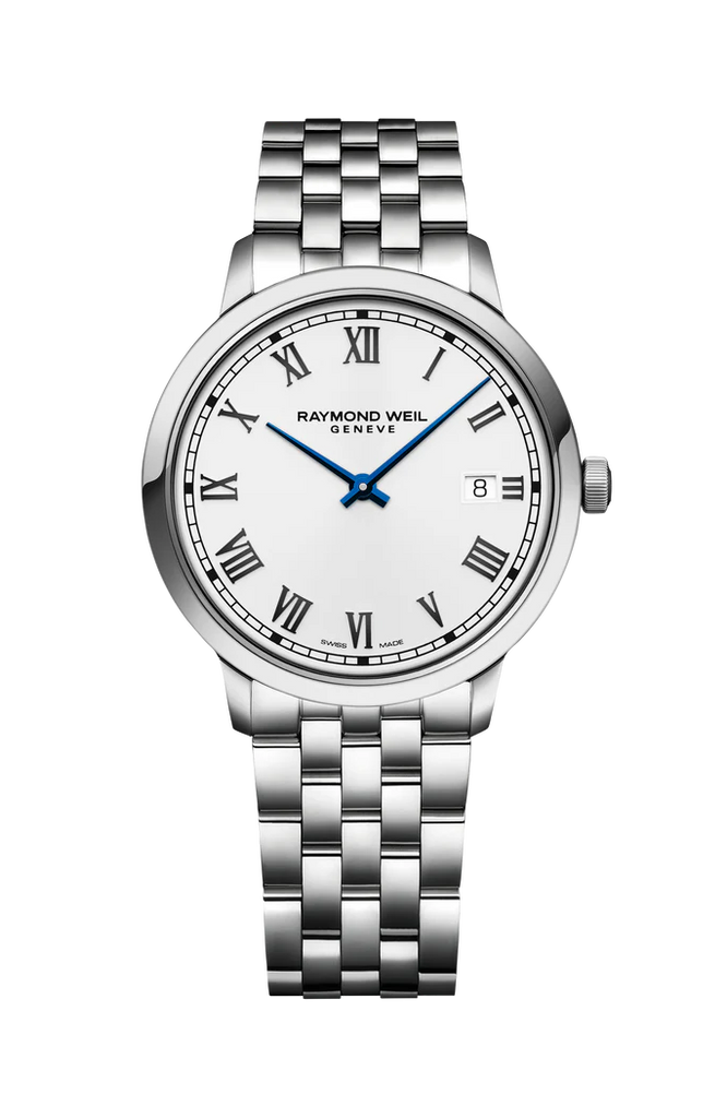 Raymond Weil Toccata Classic Quartz 39mm White Dial Steel Bracelet
