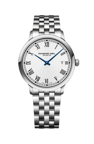 Raymond Weil Toccata Classic Quartz 39mm White Dial Steel Bracelet