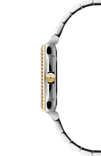 Raymond Weil Toccata Gold Quartz 2 tones YG PVD MOP Dial Diamond Bezel on Bracelet