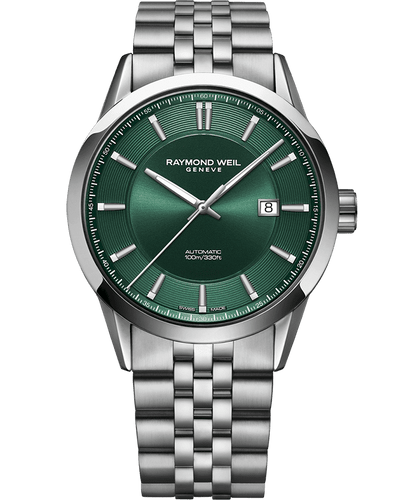 Raymond Weil Freelancer Automatic Green on Bracelet