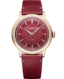 Pre Order Raymond Weil Millesime Automatic Central Seconds RG PVD 35mm Red Grape Sector Dial on Leather Strap