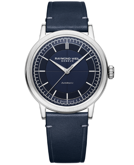 Raymond Weil Automatic Millesime Men's Automatic Blue Leather Strap
