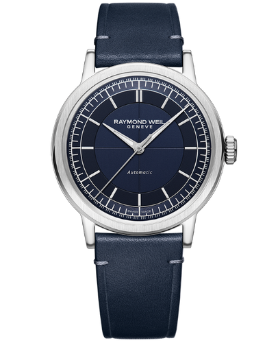 Raymond Weil Automatic Millesime Men's Automatic Blue Leather Strap