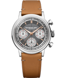 Pre Order Raymond Weil Millesime Automatic Tri-Compax Chronograph Anthracite Sector Dial 39 mm, Camel Leather Strap