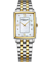 Load image into Gallery viewer, Raymond Weil Toccata Gents Classic Rectangular Two-Tone Diamond on Bracelet