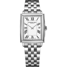 Load image into Gallery viewer, Raymond Weil Toccata Steel Quartz 22.6 x 28.1 mm on Bracelet White Dial