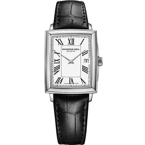 Raymond Weil Toccata Quartz 22.6 x 28.1 mm White Dial on Leather