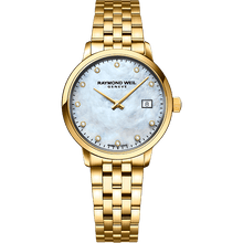 Load image into Gallery viewer, Raymond Weil Toccata 29mm MOP Yellow Gold PVD