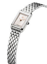 Load image into Gallery viewer, Baume &amp; Mercier Hampton White Dial quartz on bracelet 10860 28mm x 17.75mm