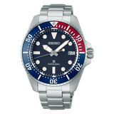 Seiko Prospex Solar Divers Watch SNE595P Blue/ Red Bezel