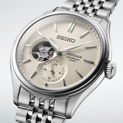 Seiko Presage Classic Automatic Open Heart Mens Watch SPB469J